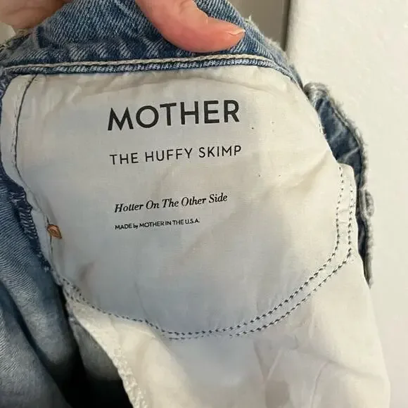 MOTHER The Huffy Skimp High Waist Straight Jeans Hotter on the Other Side 30 - Picture 12 of 12